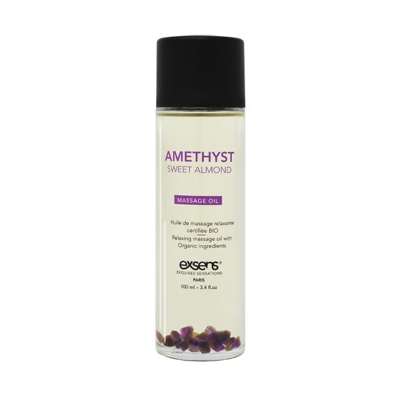 Amethyst Sweet Almond Crystal Massage Oil