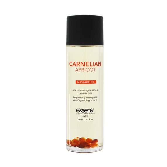 Carnelian Apricot Crystal Massage Oil